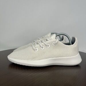 Allbirds Tree Runner Shoes Women's 7 White Comfort Lace Up Athletic Low Sneakers